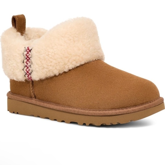 Brand new in box UGG ultra mini braid booties size 8 - Picture 6 of 9